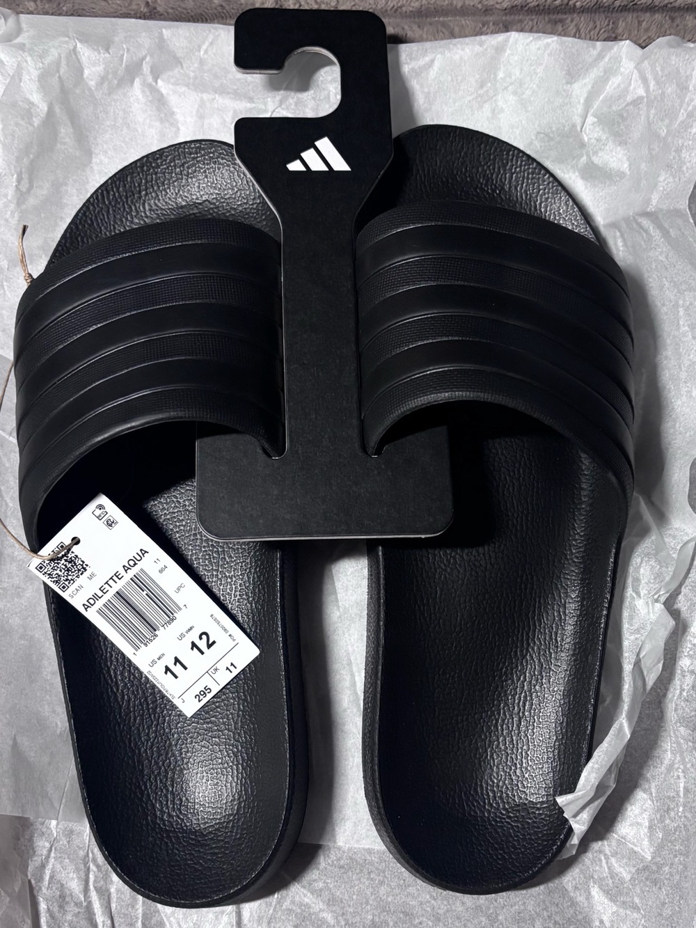 adidas Adilette Black Comfort Slide